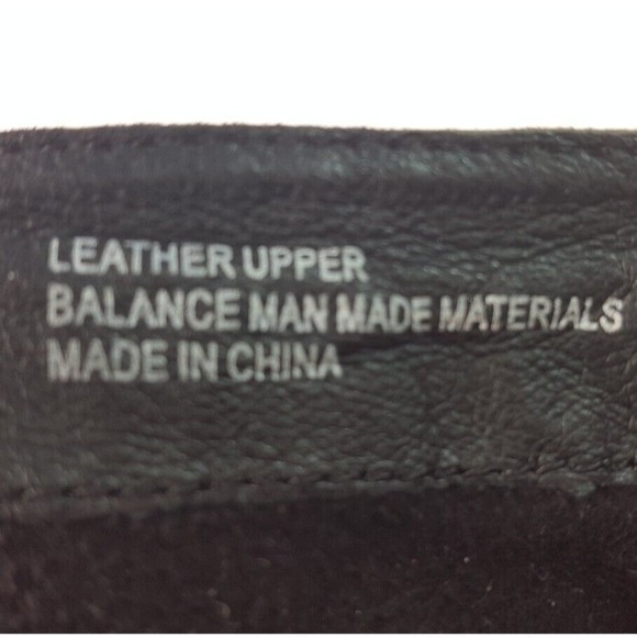 BornY2K 90s Boots women's black leather knee high block heel Size 10 M - Picture 8 of 8